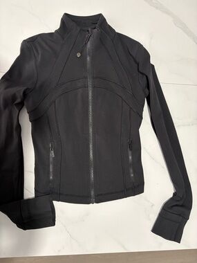 lululemon athletica Black Fitted Zip-Up Utility Jacket